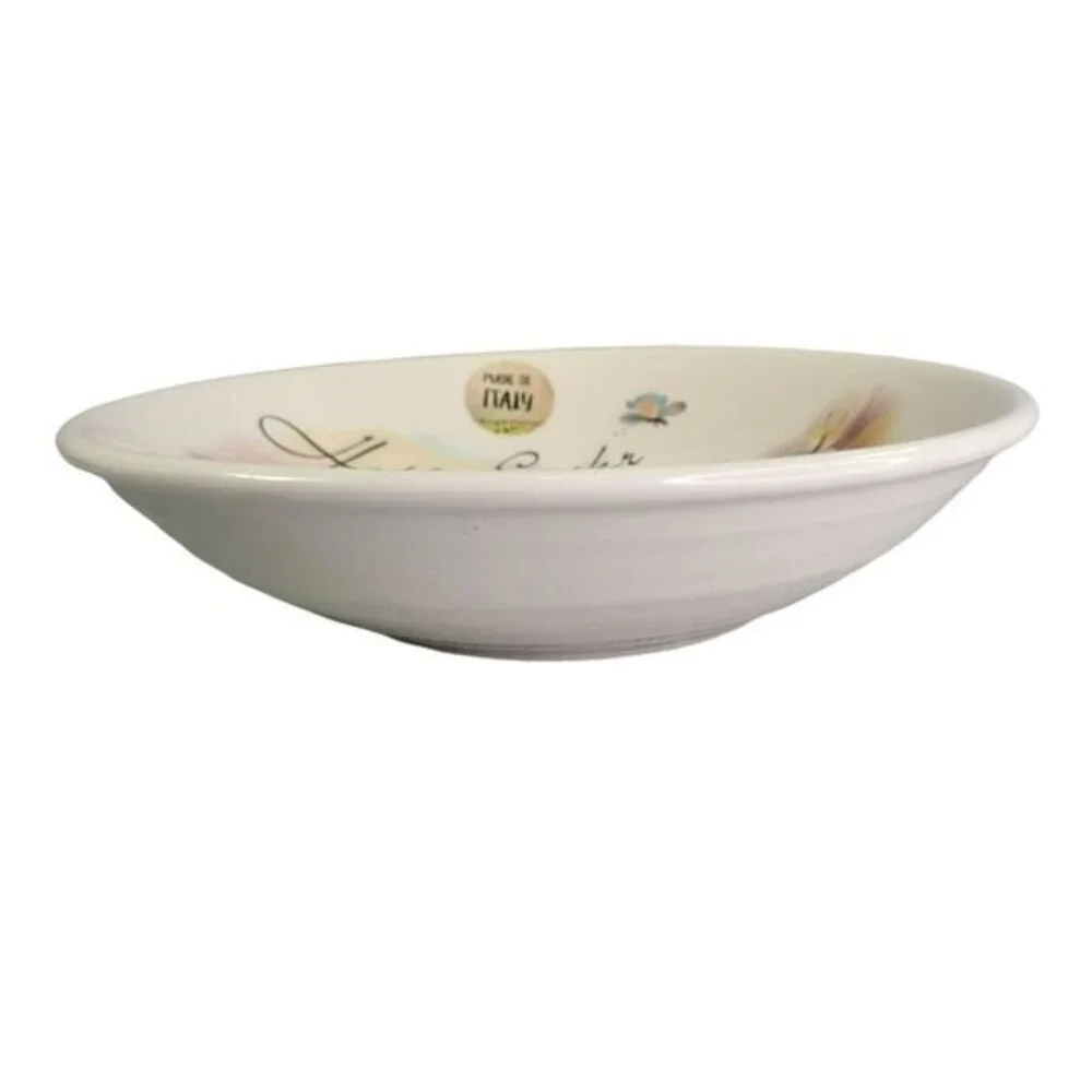 Ceramica Cuore Serving Bowl Italian Colorful Easter Egg Butterfly‎ Snack Server